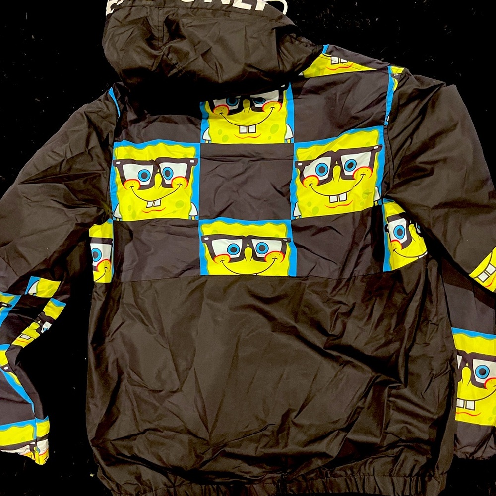 SpongeBob SquarePants Members Only, hooded windbreaker